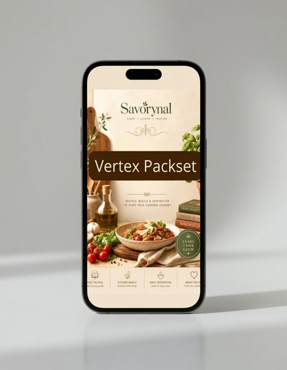 Phone displaying the Savorynal app interface on a gray background